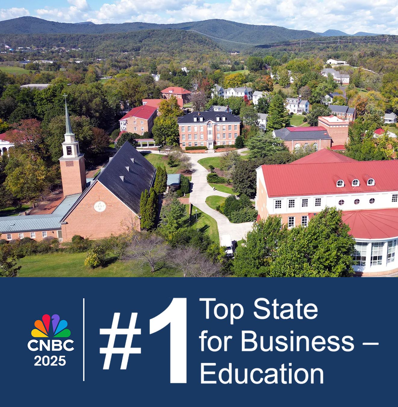 Top State for Business - Education CNBC 2025